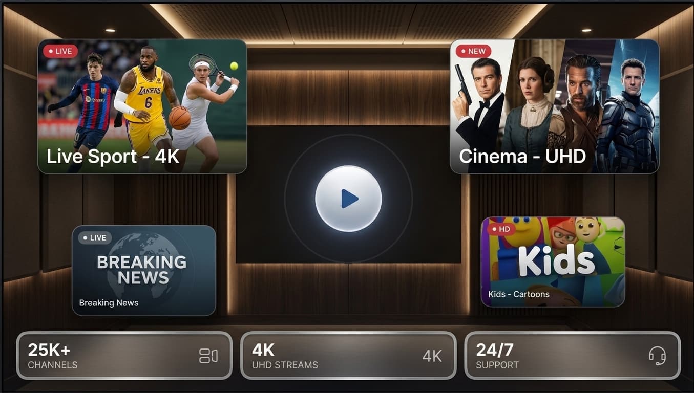 Romanian IPTV – Live Sport 4K, Cinema UHD, Breaking News și Kids