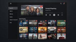 abonament IPTV România cu canale TV românești sport filme și seriale