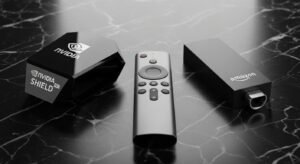 Dispozitive hardware recomandate pentru rularea IPTV Smarters Pro: Firestick și Nvidia Shield.